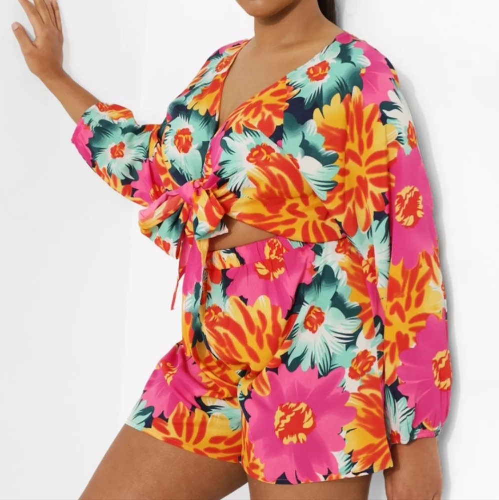 Tropical Beach Romper